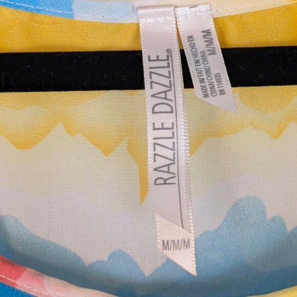 Razzle Dazzle Colourful Sheer Poncho - Picture 6 of 6